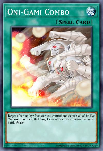 Oni-Gami Combo Common GENF-EN060 Generation Force Yugioh card