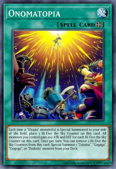 Onomatopia Ultra Rare BLMM-EN163 Battles of Legend Monster Mayhem Yugioh card