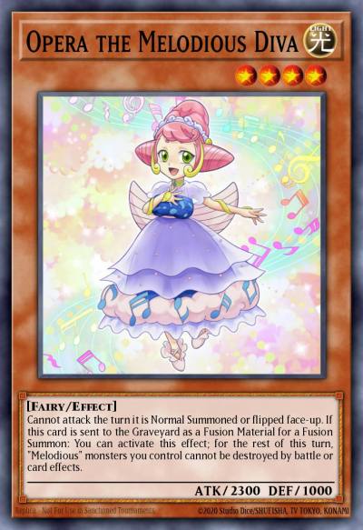 Opera the Melodious Diva Common MP16-EN054 2016 Mega-Tin Mega Pack Yugioh card