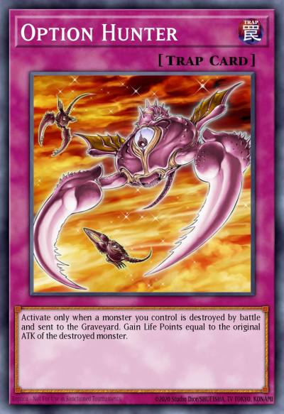 Option Hunter Common DR04-EN178 Dark Revelation Volume 4 Yugioh card