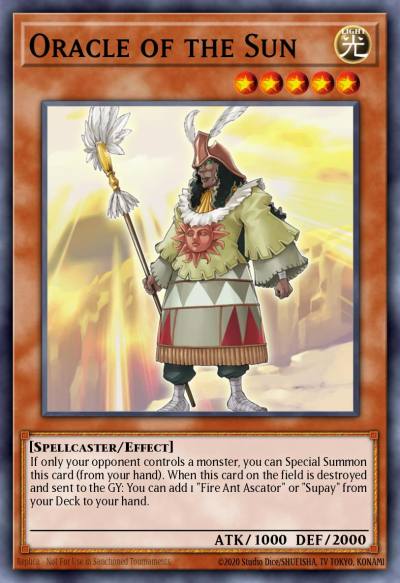 Oracle of the Sun Super Rare ABPF-EN019 Absolute Powerforce Yugioh card