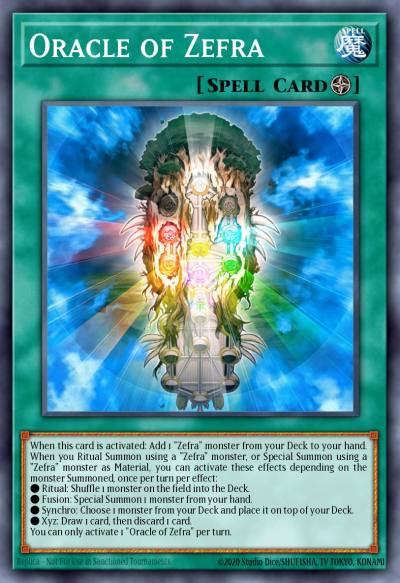Oracle of Zefra Secret Rare CROS-EN060 Crossed Souls Yugioh card