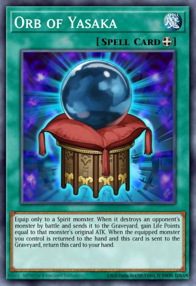Orb of Yasaka Common TDGS-EN055 The Duelist Genesis Yugioh card