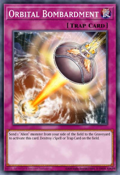 Orbital Bombardment Common POTD-EN053 Power of the Duelist Yugioh card
