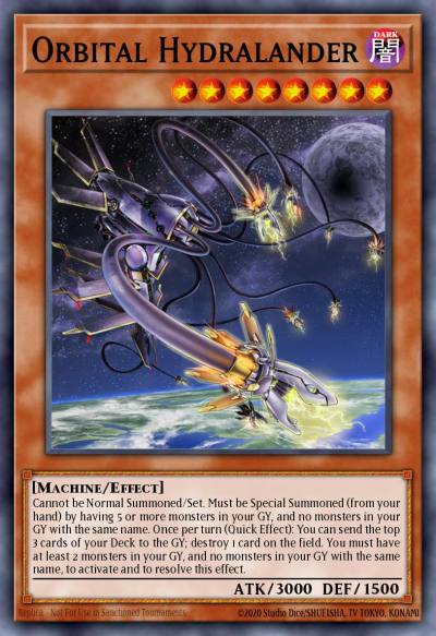 Orbital Hydralander Common MP18-EN059 2018 Mega-Tin Mega Pack Yugioh card