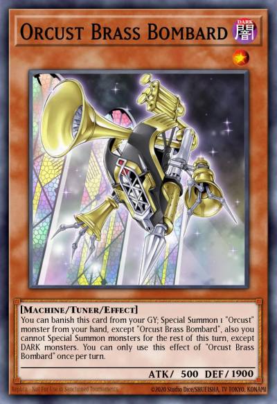 Orcust Brass Bombard Ultra Rare BLMM-EN083 Battles of Legend Monster Mayhem Yugioh card