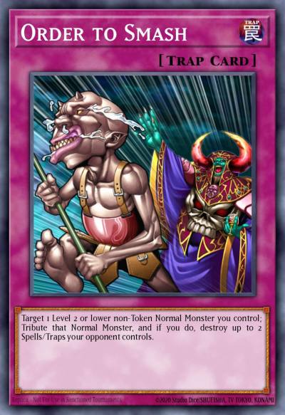 Order to Smash Common AST-110 Ancient Sanctuary Yugioh card