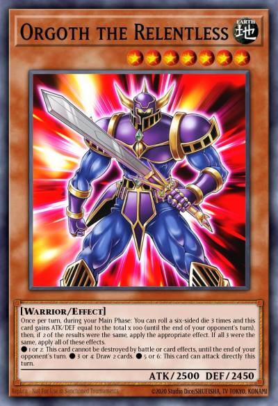 Orgoth the Relentless Ultra Rare BLC1-EN016 Battles of Legend Chapter 1 Yugioh card