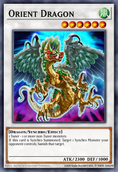 Orient Dragon Secret Rare GENF-EN085 Generation Force Yugioh card