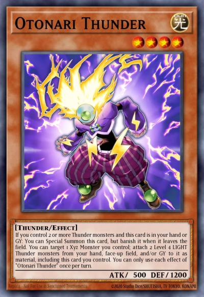 Otonari Thunder Super Rare SUDA-EN098 Supreme Darkness Yugioh card