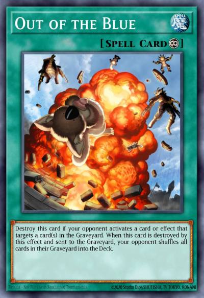 Out of the Blue Common EXVC-EN061 Extreme Victory Yugioh card