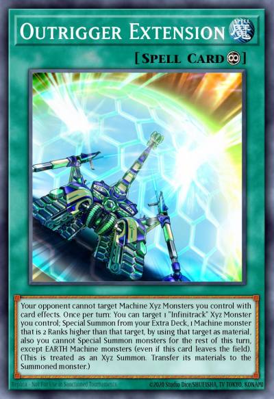 Outrigger Extension Ultra Rare MP20-EN217 2020 Tin of Lost Memories Mega Pack Yugioh card