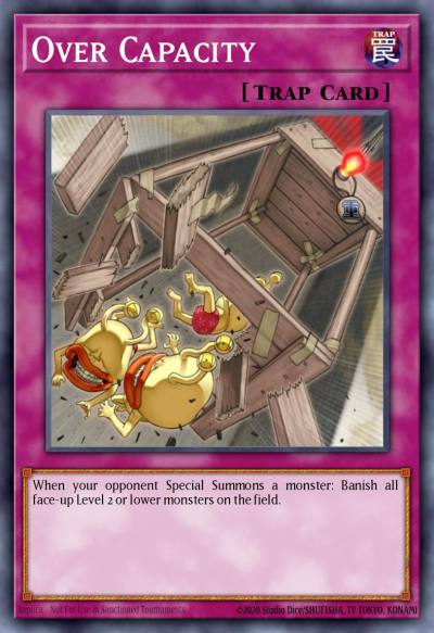 Over Capacity Rare ORCS-EN077 Order of Chaos Yugioh card