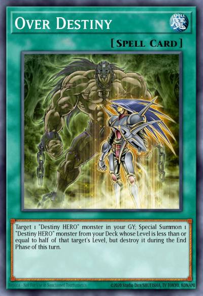 Over Destiny Super Rare DESO-EN015 Destiny Soldiers Yugioh card