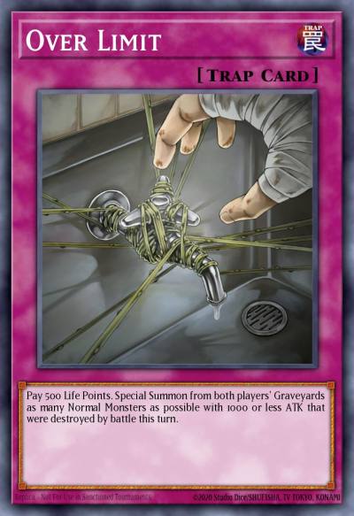 Over Limit Common DP06-EN024 Duelist Pack Jaden Yuki 3 Yugioh card