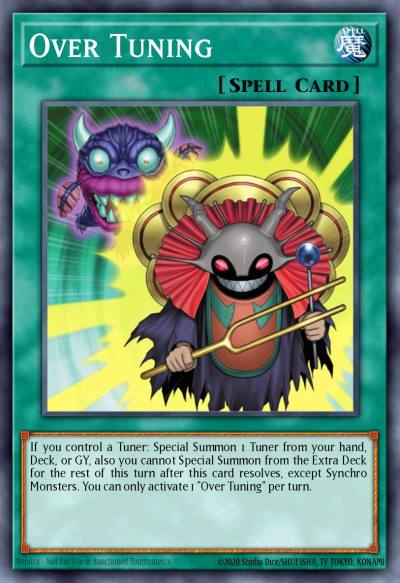 Over Tuning Secret Rare BLGG-EN034 Battles of Legend: Glorious Gallery Yugioh card
