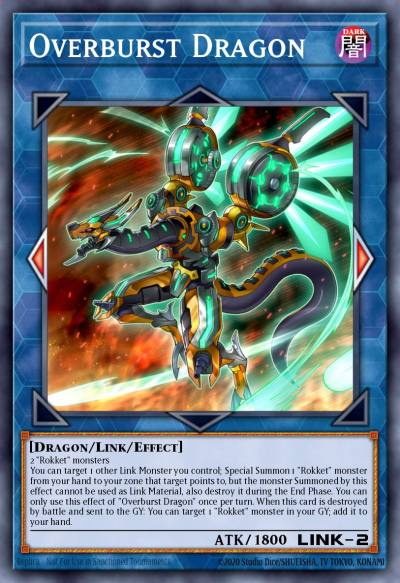 Overburst Dragon Super Rare MP20-EN200 2020 Tin of Lost Memories Mega Pack Yugioh card
