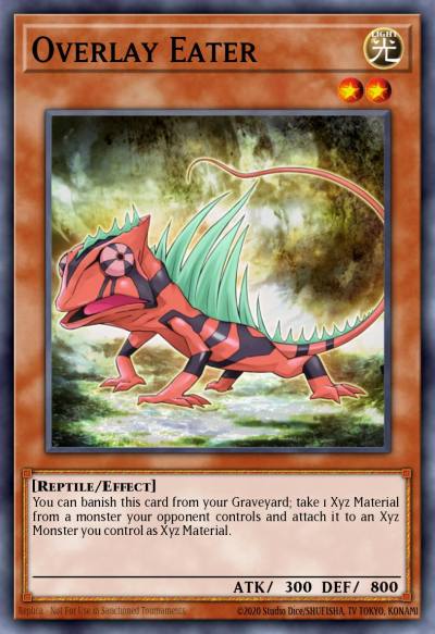 Overlay Eater Common GAOV-EN007 Galactic Overlord Yugioh card