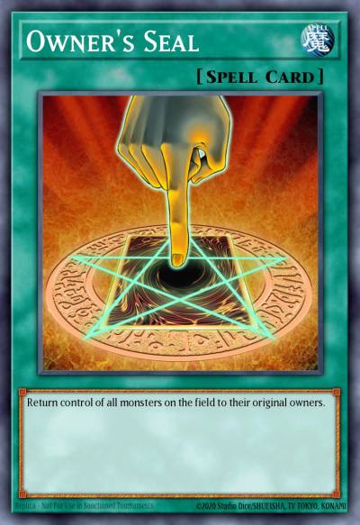 Owners Seal Rare LODT-EN094 Light of Destruction Yugioh card