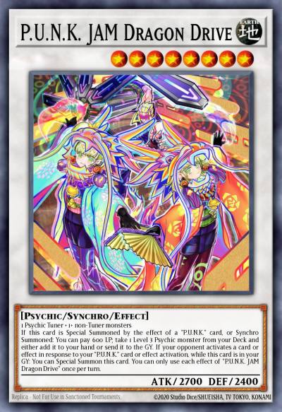 PUNK JAM Dragon Drive Ultra Rare BLMM-EN078 Battles of Legend Monster Mayhem Yugioh card