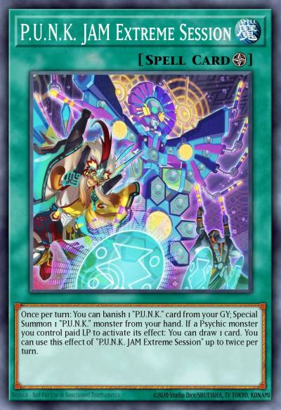 PUNK JAM Extreme Session Ultra Rare BLMM-EN080 Battles of Legend Monster Mayhem Yugioh card