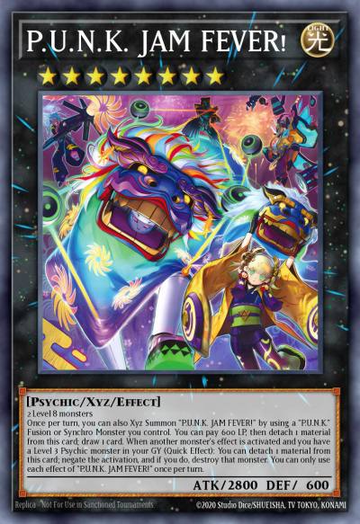 PUNK JAM FEVER Starlight Rare BLMM-EN051 Battles of Legend Monster Mayhem Yugioh card