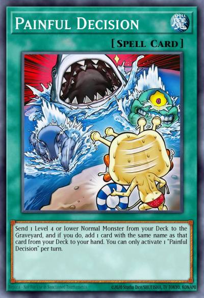 Painful Decision Secret Rare MP16-EN151 2016 Mega-Tin Mega Pack Yugioh card