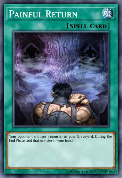 Painful Return Rare GENF-EN088 Generation Force Yugioh card