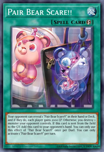 Pair Bear Scare!! New BLGG-EN047 Battles of Legend: Glorious Gallery Yugioh card