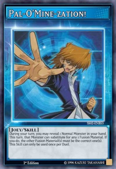 Pal-OMine-zation Common SS02-ENBS3 Speed Duel Starter Decks Duelists of Tomorrow Yugioh card