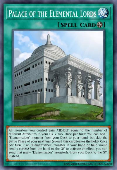 Palace of the Elemental Lords Ultra Rare FLOD-EN060 Flames of Destruction Yugioh card