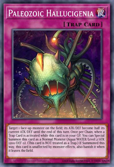 Paleozoic Hallucigenia Common MP17-EN123 2017 Mega-Tin Mega Pack Yugioh card