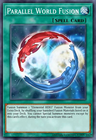 Parallel World Fusion Common SDHS-EN025 HERO Strike Structure Deck Yugioh card