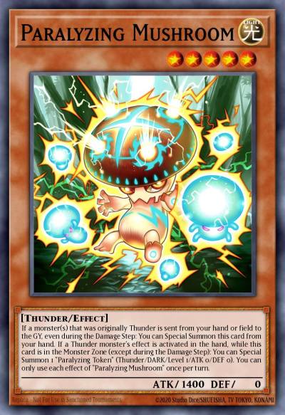 Paralyzing Mushroom Common MP25-EN384 2025 Mega-Pack Tin Yugioh card