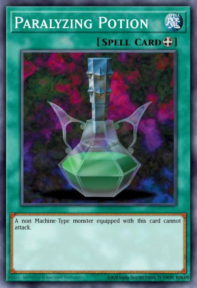 Paralyzing Potion Common MRD-137 Metal Raiders Yugioh card