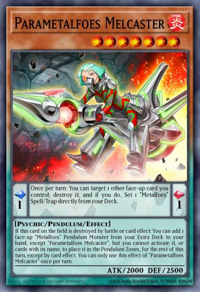 Parametalfoes Melcaster Common BLVO-EN020 Blazing Vortex Yugioh card