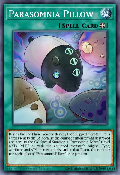 Parasomnia Pillow Common DIFO-EN067 Dimension Force Yugioh card