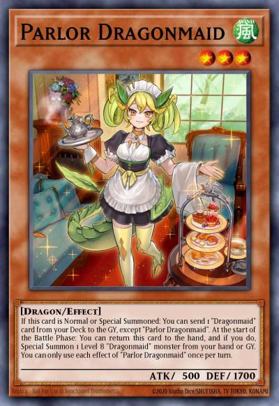 Parlor Dragonmaid Ultra Rare BLMM-EN060 Battles of Legend Monster Mayhem Yugioh card