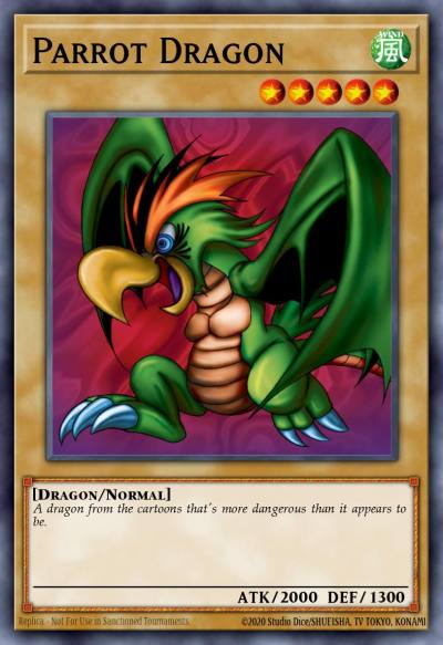 Parrot Dragon Ultra Rare LCKC-EN096 Legendary Collection Kaiba Mega Pack Yugioh card