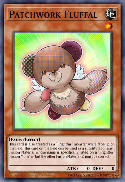 Patchwork Fluffal Common MP19-EN226 2019 Gold Sarcophagus Tin Mega Pack Yugioh card