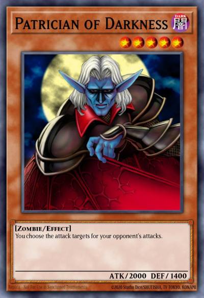 Patrician of Darkness Common DB2-EN168 Dark Beginning 2 Yugioh card