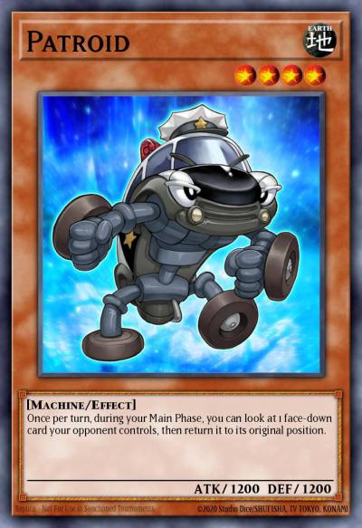 Patroid Common CRV-EN006 Cybernetic Revolution Yugioh card