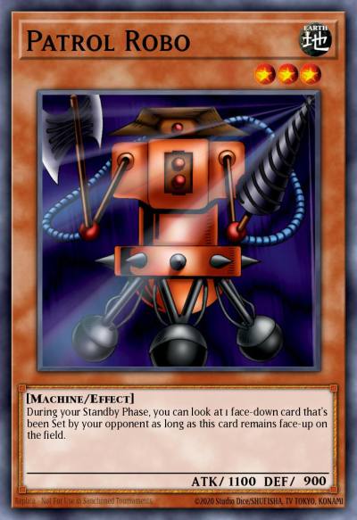 Patrol Robo Super Rare TP1-004 Tournament Pack 1st Season Yugioh card