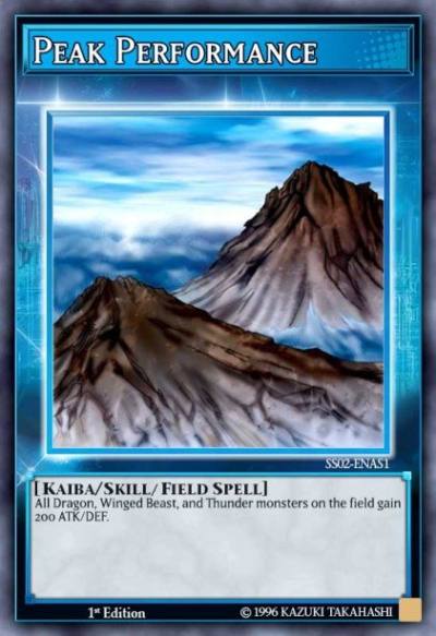 Peak Performance Common SS02-ENAS1 Speed Duel Starter Decks Duelists of Tomorrow Yugioh card