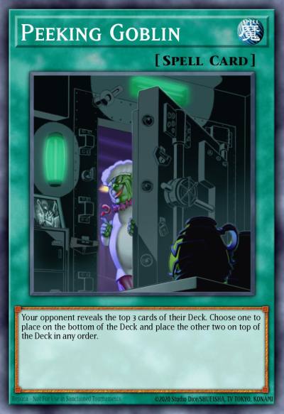 Peeking Goblin Common GENF-EN062 Generation Force Yugioh card