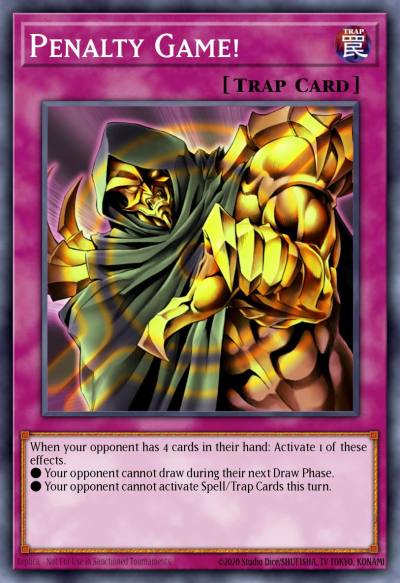Penalty Game Rare DR3-EN171 Dark Revelation Volume 3 Yugioh card