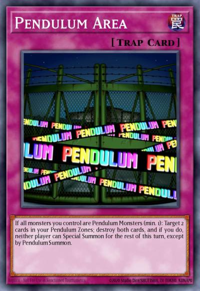 Pendulum Area Rare DOCS-EN077 Dimension of Chaos Yugioh card