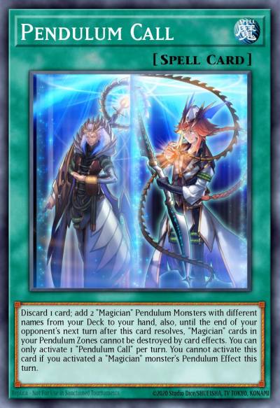 Pendulum Call Ultra Rare MAMA-EN085 Magnificent Mavens Yugioh card