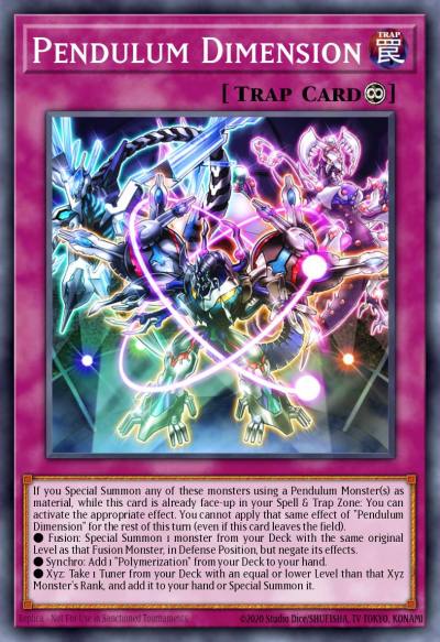 Pendulum Dimension Common LED6-EN049 Legendary Duelists Magical Hero Yugioh card