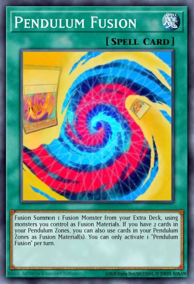 Pendulum Fusion Super Rare DPDG-EN005 Duelist Pack Dimensional Guardians Yugioh card